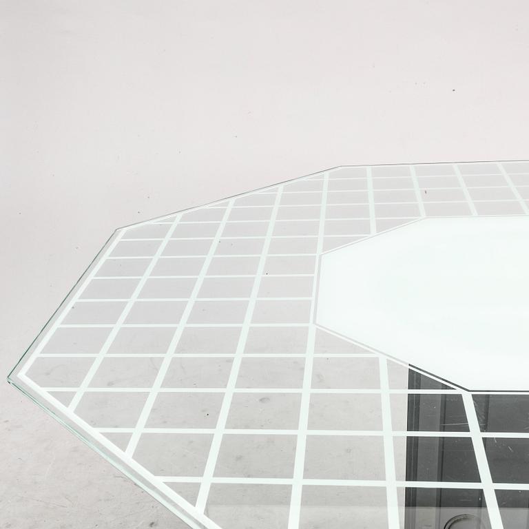 A 20th/21st century glass table.