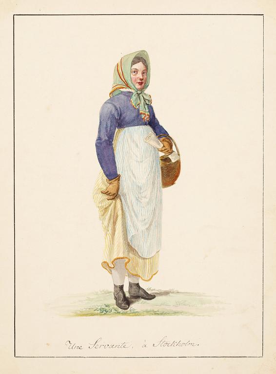 Carl Wilhelm Swedman, "Une Servante, á Stockholm".