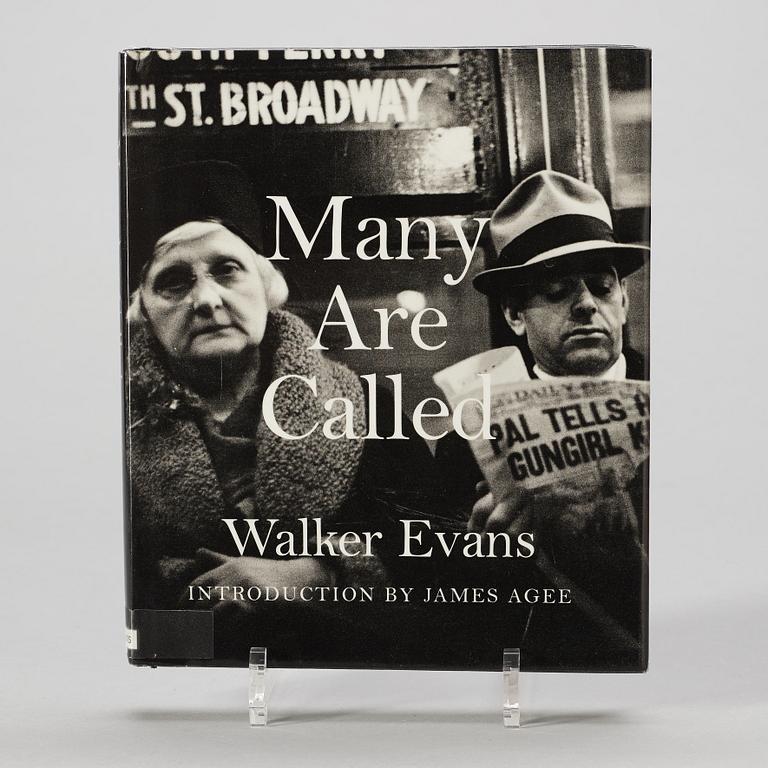 Fotoböcker, 10 st, Walker Evans.