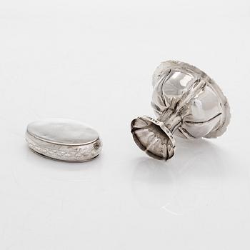 Parti silver, 10 dlr, J.J. Jankes och G.R. Bauman m. fl. Åbo, Viborg, Vasa, Lovisa, Borgå, Ekenäs. Mestadels 1800-tal.