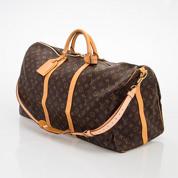 Louis Vuitton, a monogram 'Keepall 60 Bandoulière' Weekendbag.