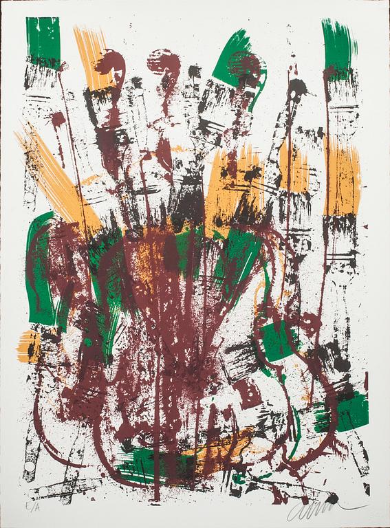 FERNANDEZ ARMAN, färgserigrafi, signerad och numrerad E/A.