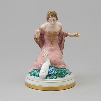 A Rosenthal Selb porcelain figure of a princess with a goose and a golden egg, Germany, 1927.