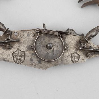 Wheel lock, 16th-century type, probably later.