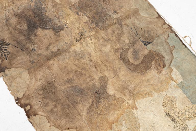 Broderi/väggbonad, Japan, Meiji (1868-1912).