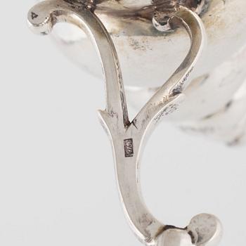 Bålslev, silver och trä, 17-/1800-tal, mästarstämpel WF (möjligen William Fountain, London).