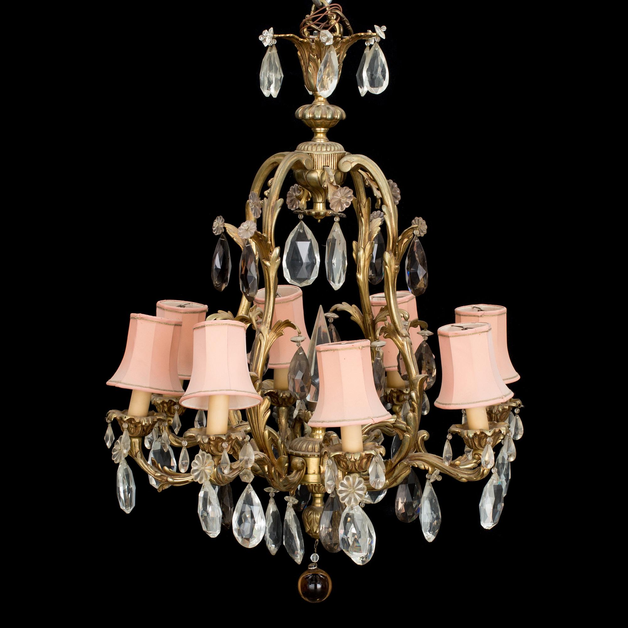 LJUSKRONA, rokokostil, 1900-tal.