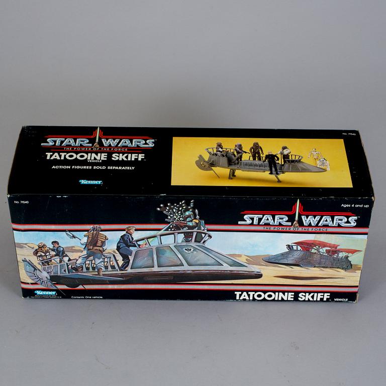 STAR WARS, Tatooine Skiff i oöppnad kartong, Kenner, 1984.