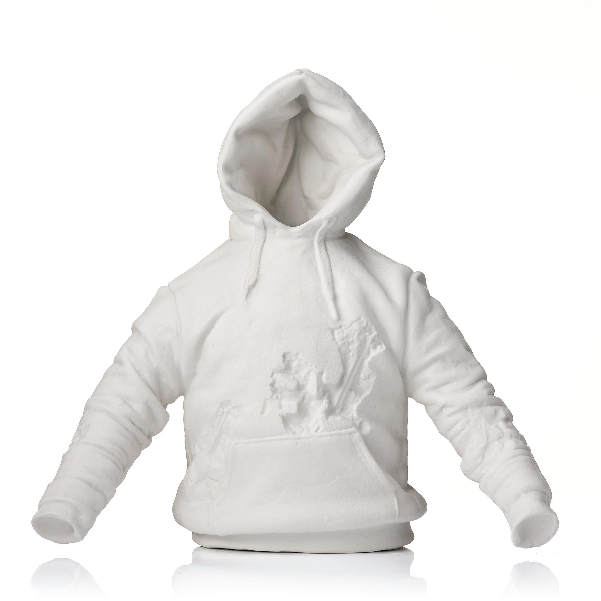 Daniel Arsham, "Eroded Sweatshirt".