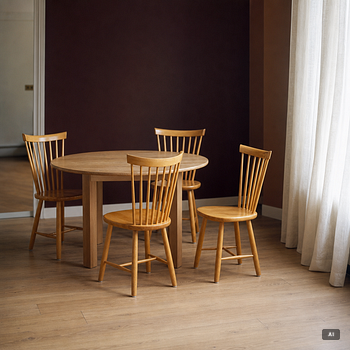Carl Malmsten, Chairs, 4, “Lilla Åland”, Stolab, 1993.