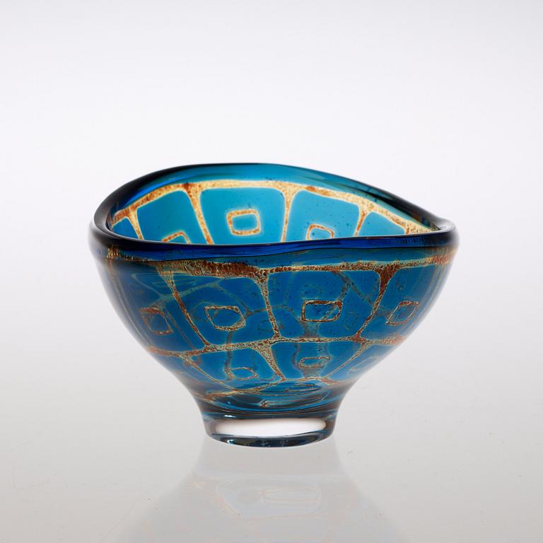 Sven Palmqvist, A Sven Palmqvist 'Ravenna' glass bowl, Orrefors 1971.