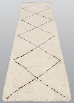 A runner, Morocco, ca 290 x 82 cm.