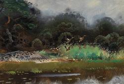 Lindorm Liljefors – naturstudier, jakt och viltmotiv F805