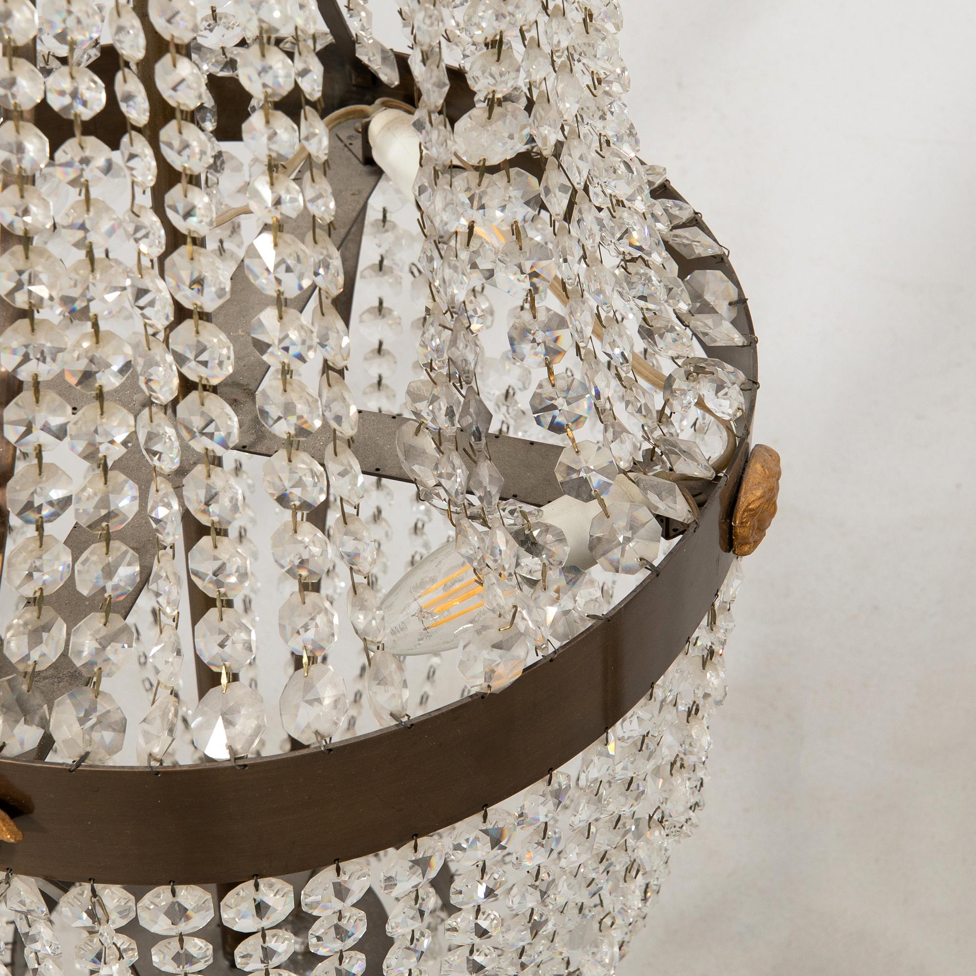 Ljuskrona Empire-stil 1900-talets första hälft.