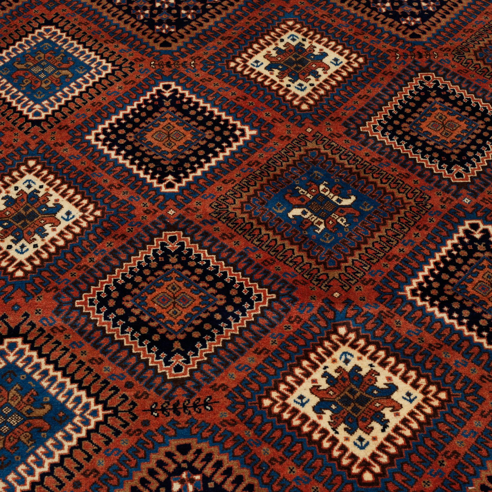 A Yalameh rug, ca 180 x 200 cm.
