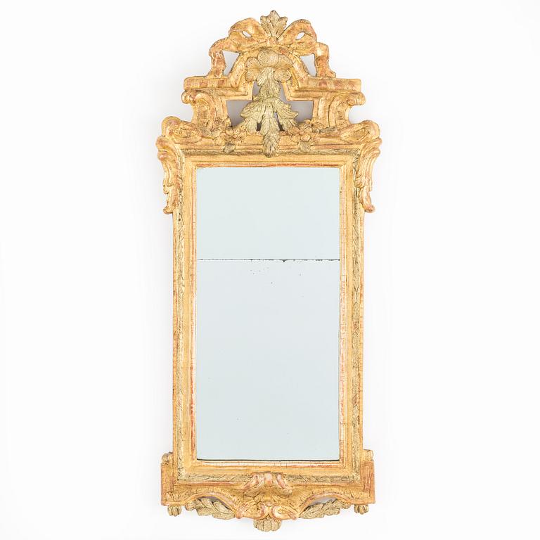 A Swedish Rococo mirror by Anders Malmqvist (master in Kalmar 1775-1779).