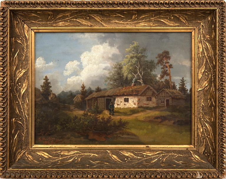 Sven Herlin, Bondgård.