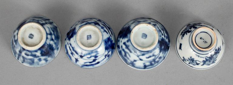 PARTI, porslin, 20 delar, Japan samt Korea. 1800-tal.