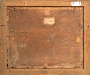 Peter MacDonagh Wood, "Lock at Stratford-on-Avon" - Hamnmotiv.