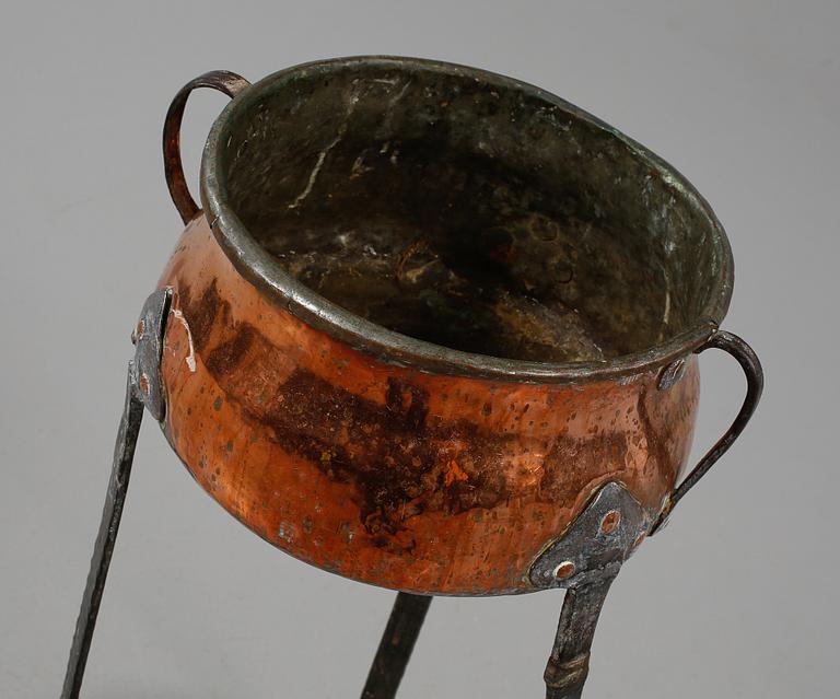 GRYTA, koppar, 1800-tal.