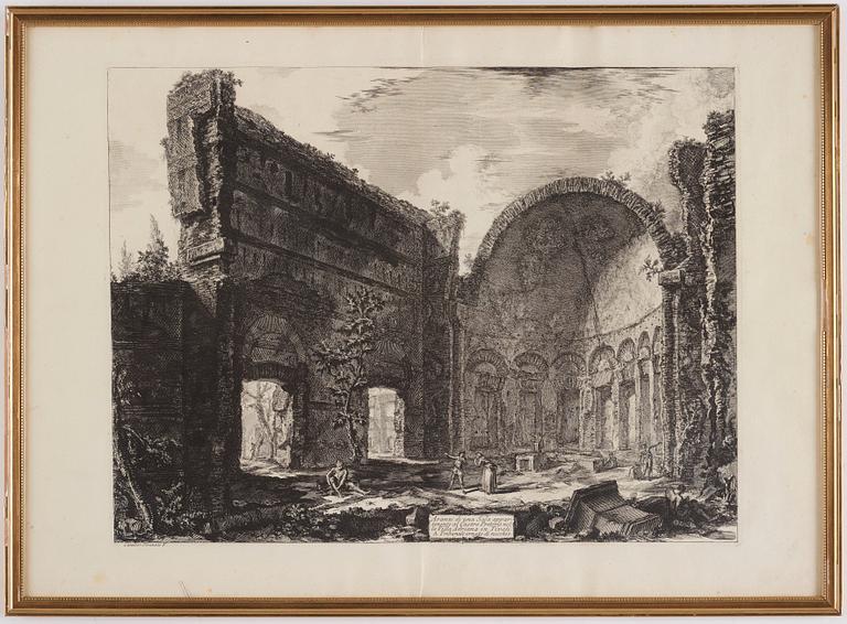 Giovanni Battista Piranesi, From: "Vedute di Roma".