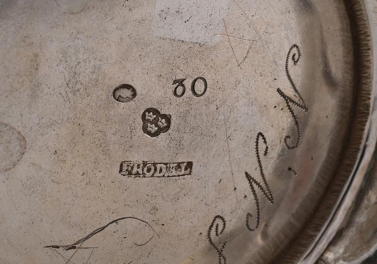 BÄGARE, silver. Henrik Frodell Stockholm 1796. Vikt 406 g.