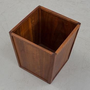 A mid 20th century teak waste basket.