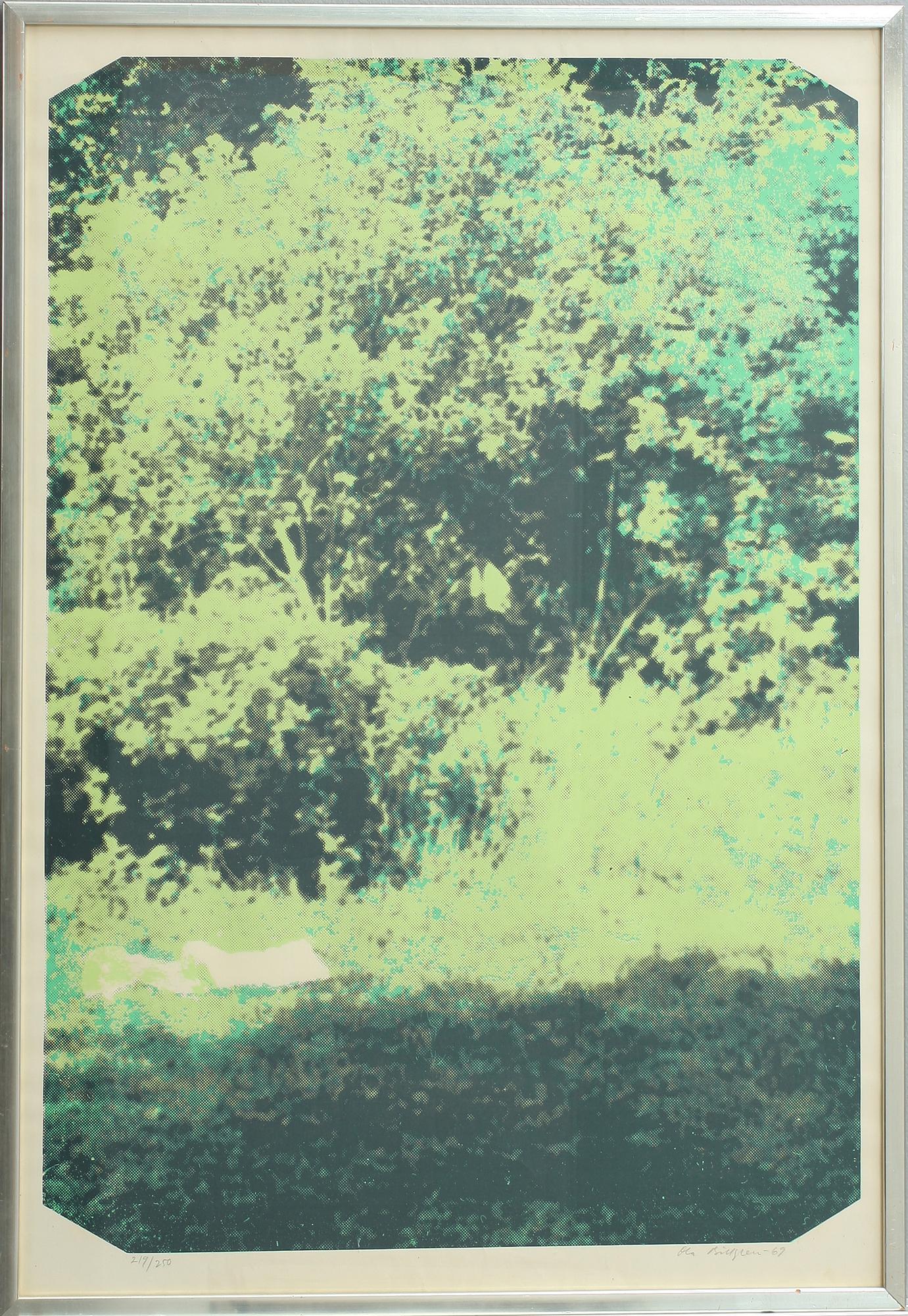 OLA BILLGREN, färglitografi, sign och dat -69, numr 219/250.