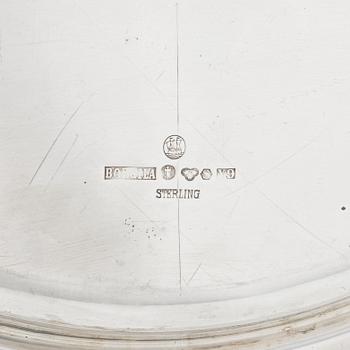 Atelier Borgila, a sterling silver tray, Stockholm 1973.