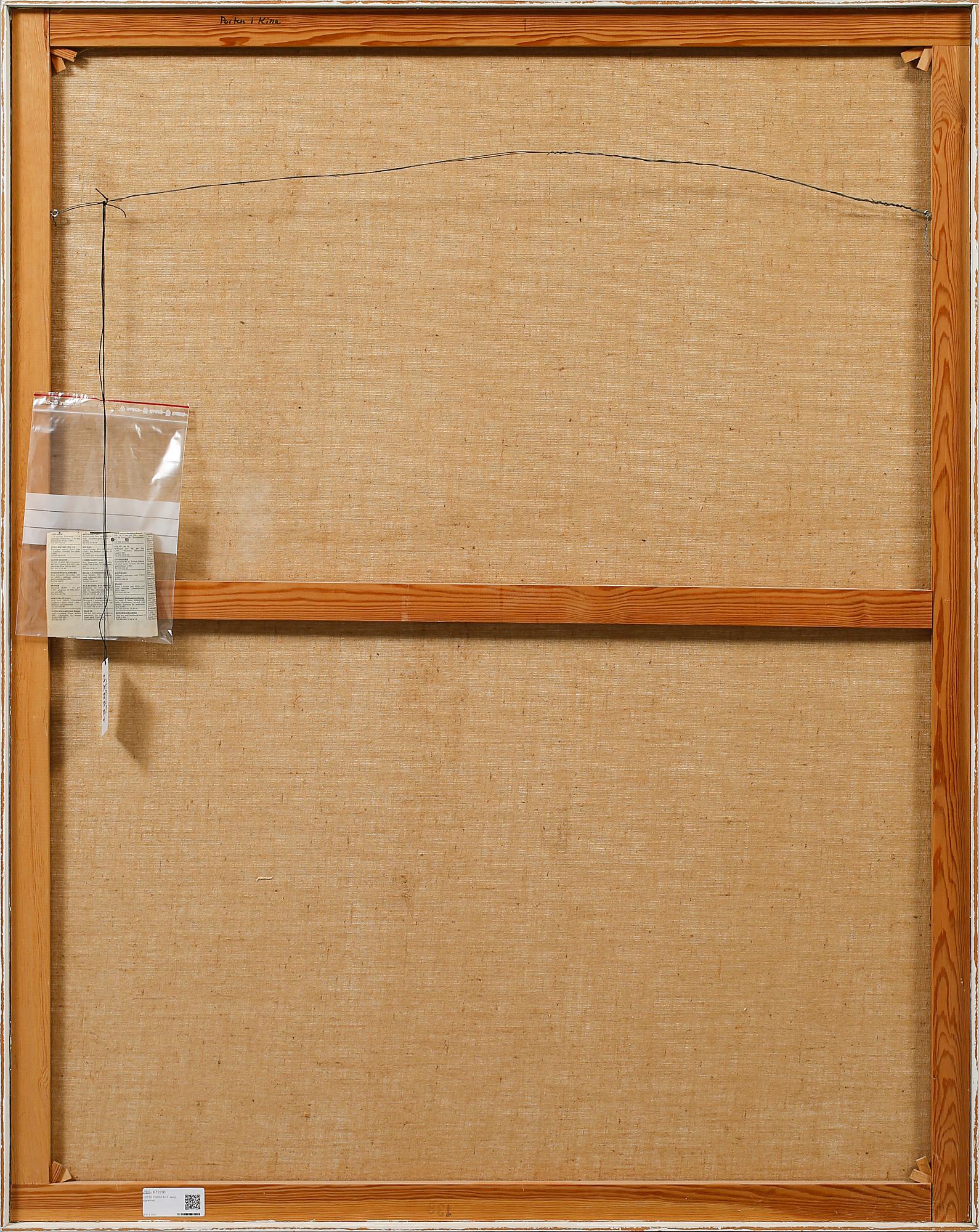 LOTTE FORSFÄLT, akryl, signerad.