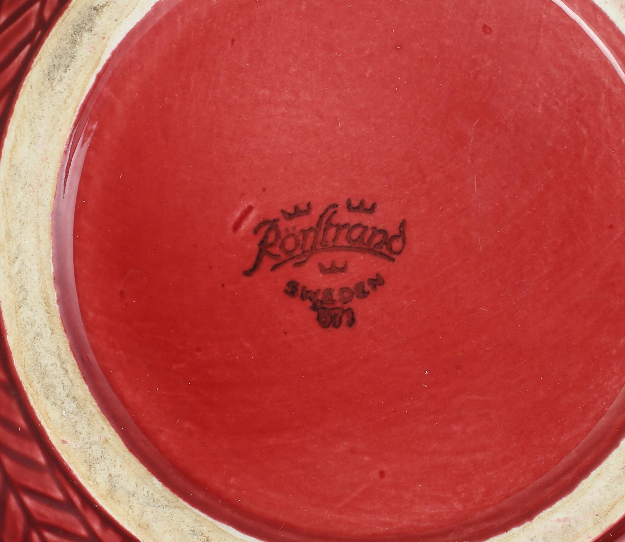 TEKANNA, flintgods, "Blå eld", Hertha Bengtson, Rörstrand.