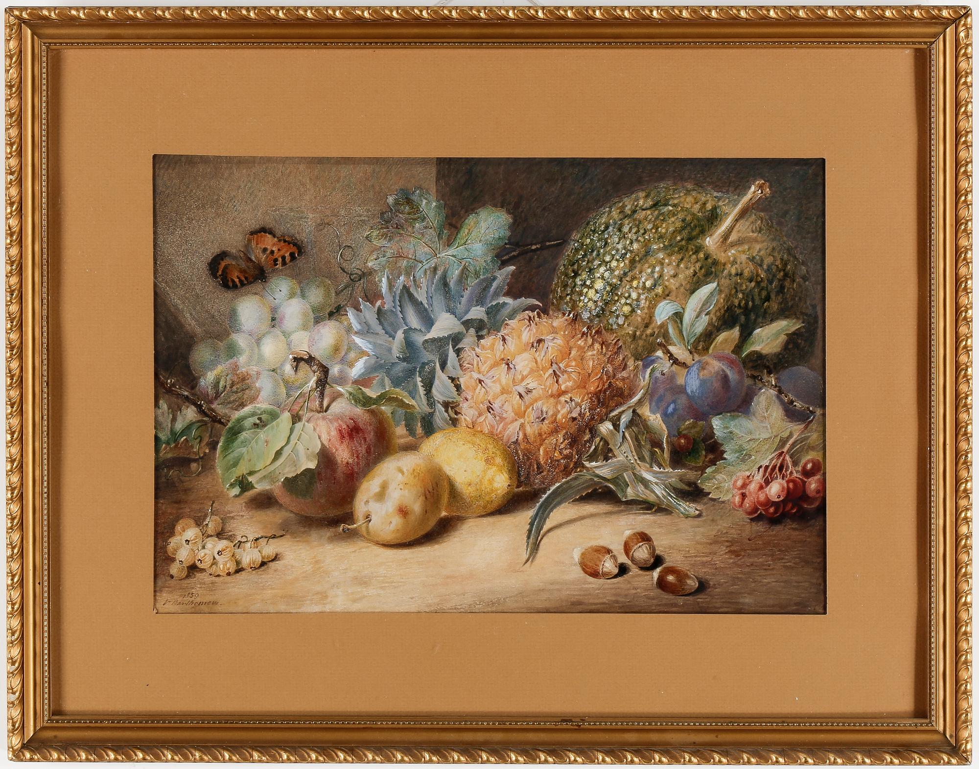 VALENTINE BARTHOLOMEW, akvarell, signerad och daterad 1859.