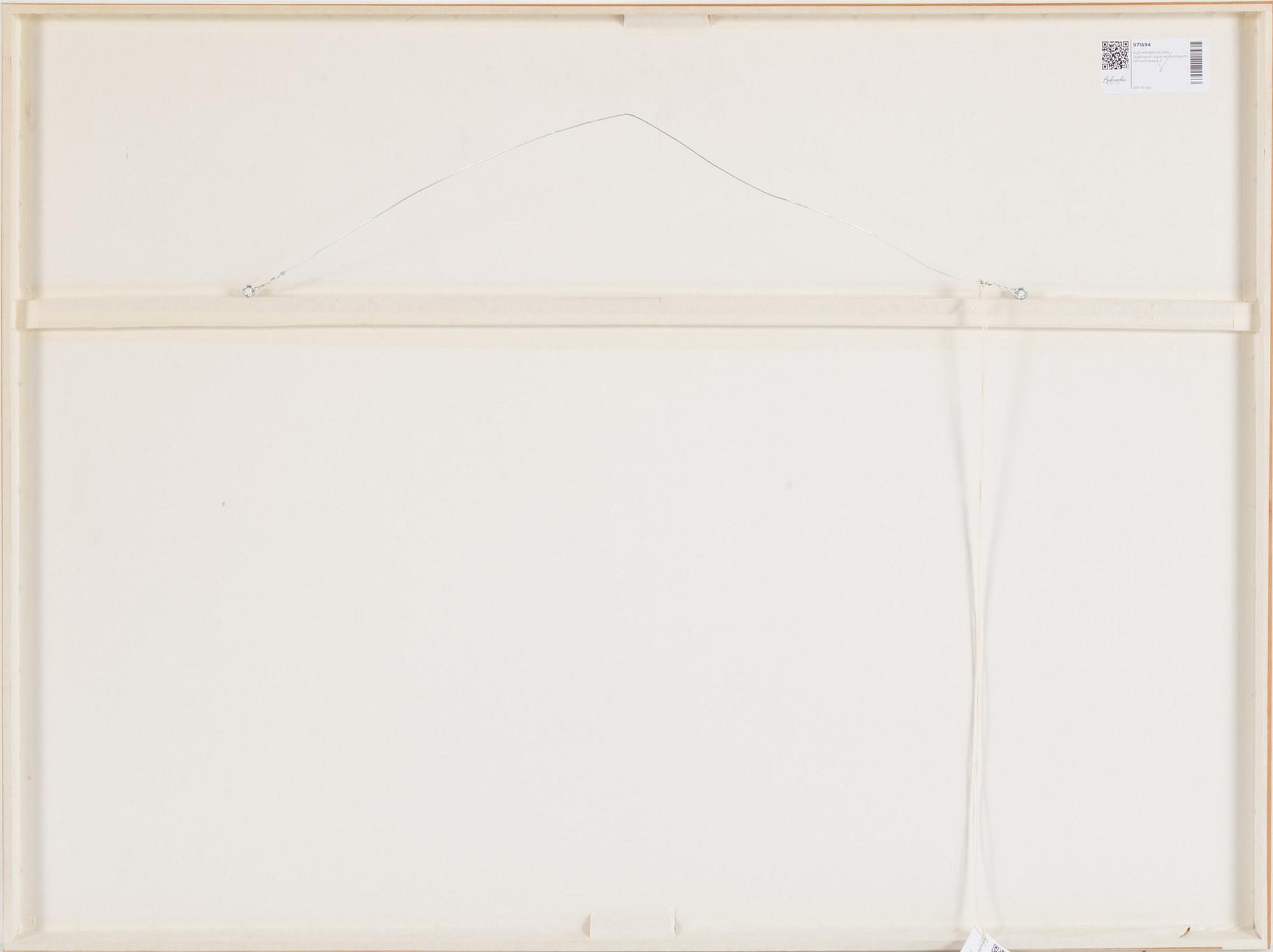 ALEXANDER CALDER, lithograph in colours, signed in pencil and numbered E.A.