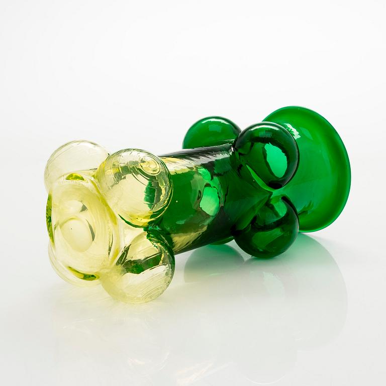 Nanny Still, a 'Pajazzo' vase, signed Riihimäen Lasi OY, Nanny Still.