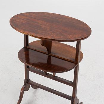 A folding table, England, late 19th Century.