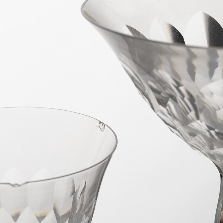 Simon Gate, glasservis, 62 delar, "Gate, Orrefors.