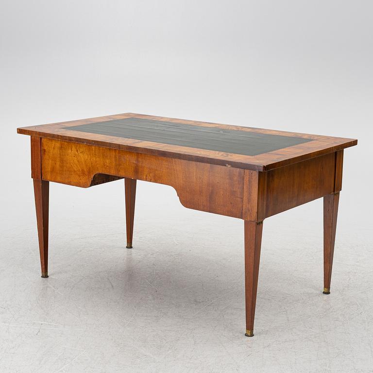 A late Gustavian style desk, 19th century.