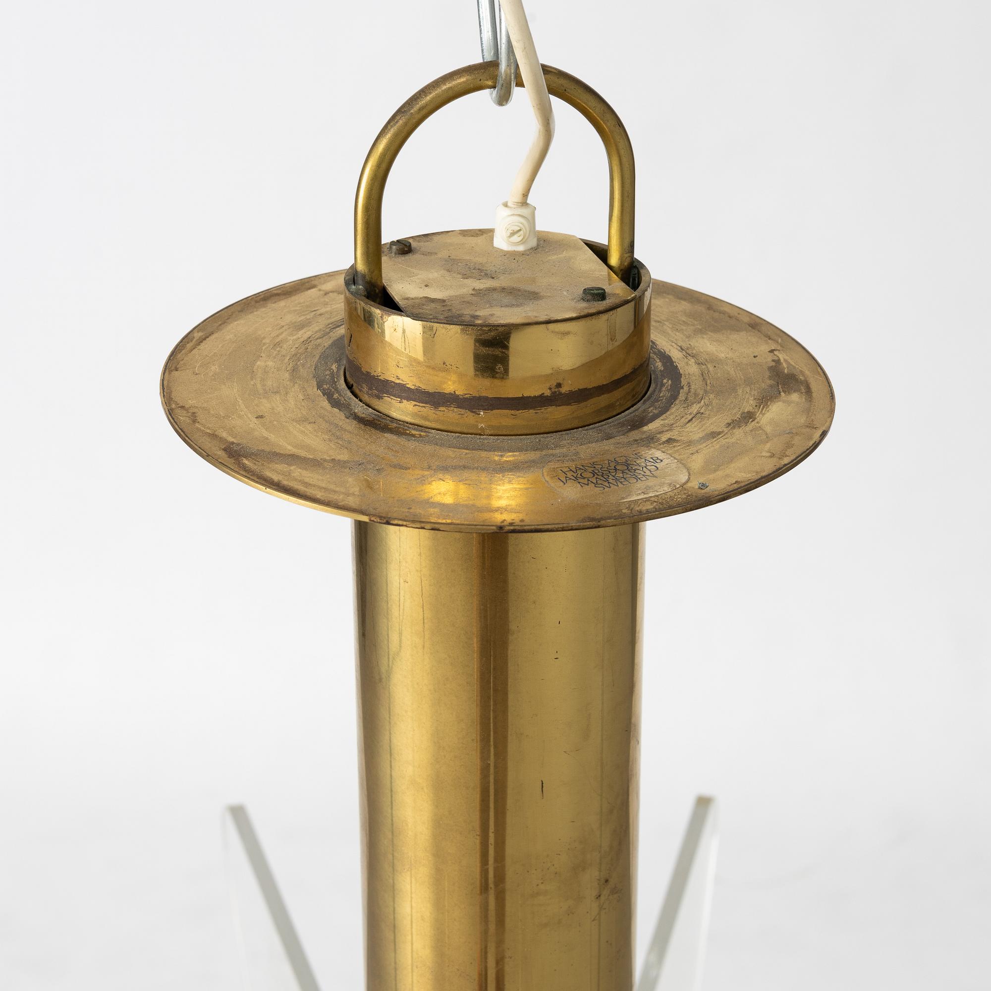 Hans-Agne Jakobsson, taklampa, modell "C 2438", Hans-Agne Jakobsson AB, Markaryd, ca 1981-83.