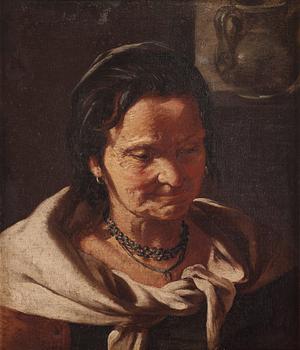 839. Bernhard Keilhau (Monsù Bernardo) Attributed to, Portrait of a woman.