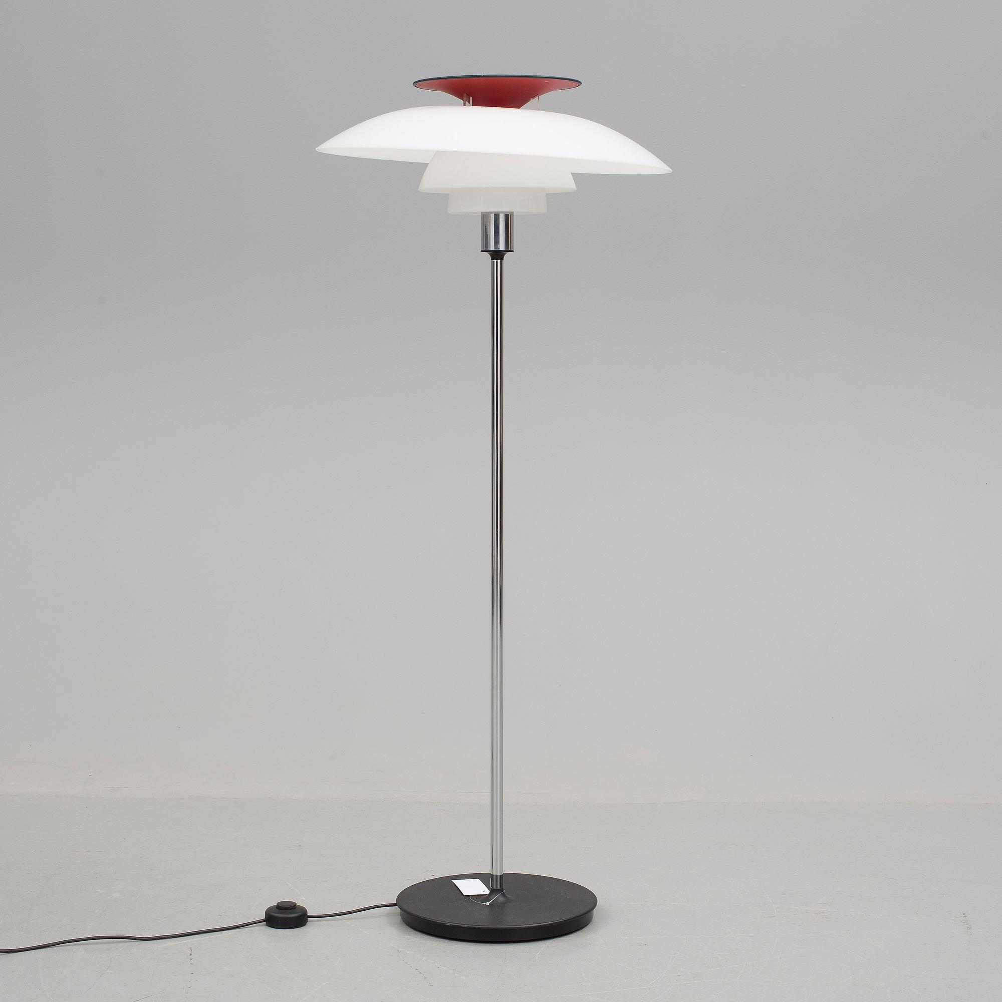 GOLVLAMPA, "PH-80", Poul Henningsen för Louis Poulsen, 1900-talets andra hälft.
