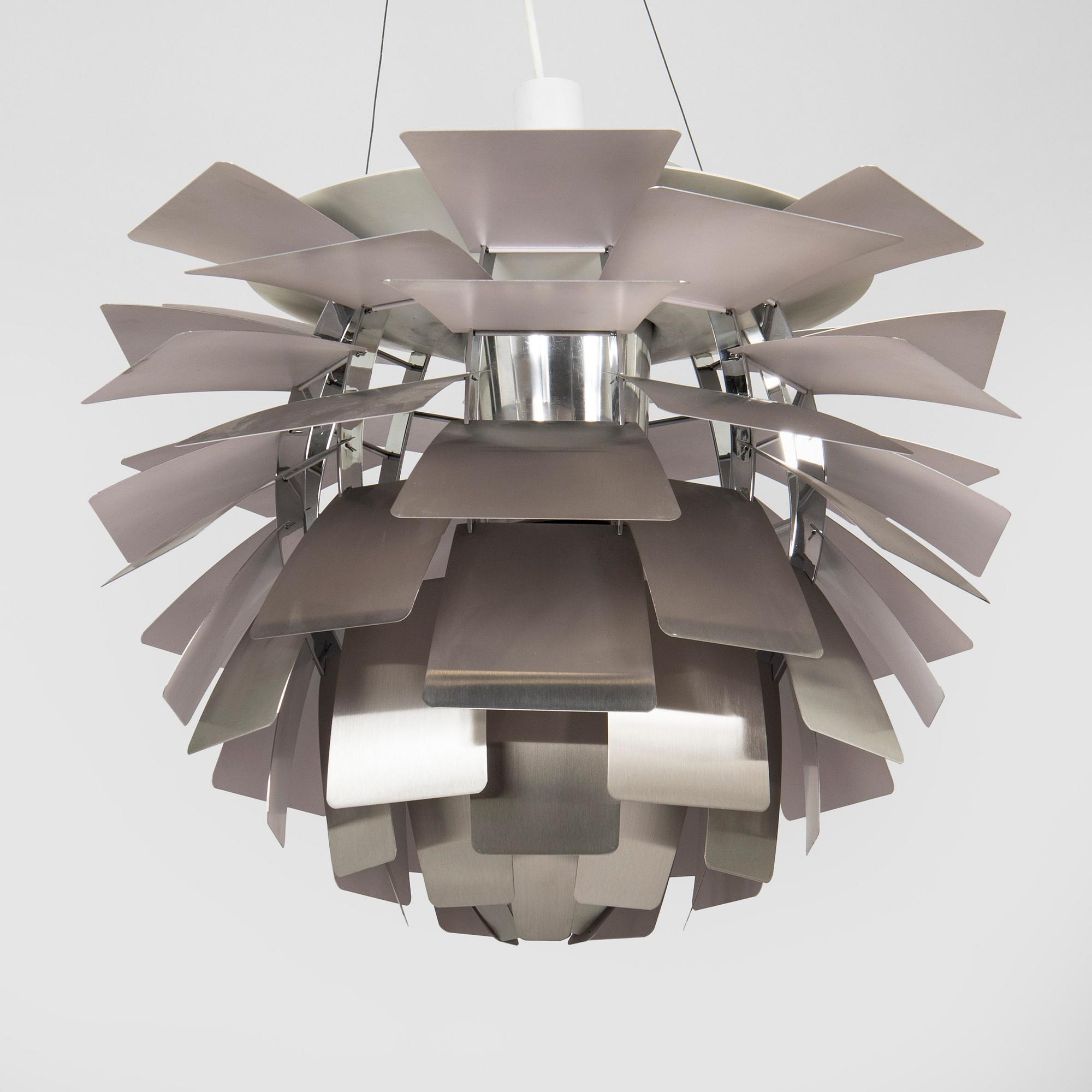 Poul Henningsen, a 'PH Artichoke' / 'PH-Kotte' ceiling light, Louis Poulsen, Denmark, 1980s.