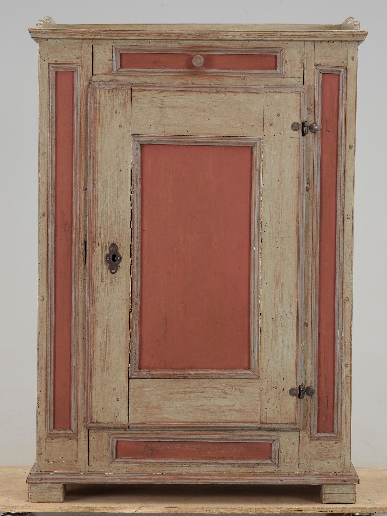 SKÄNKSKÅP, allmoge, 1800-tal.