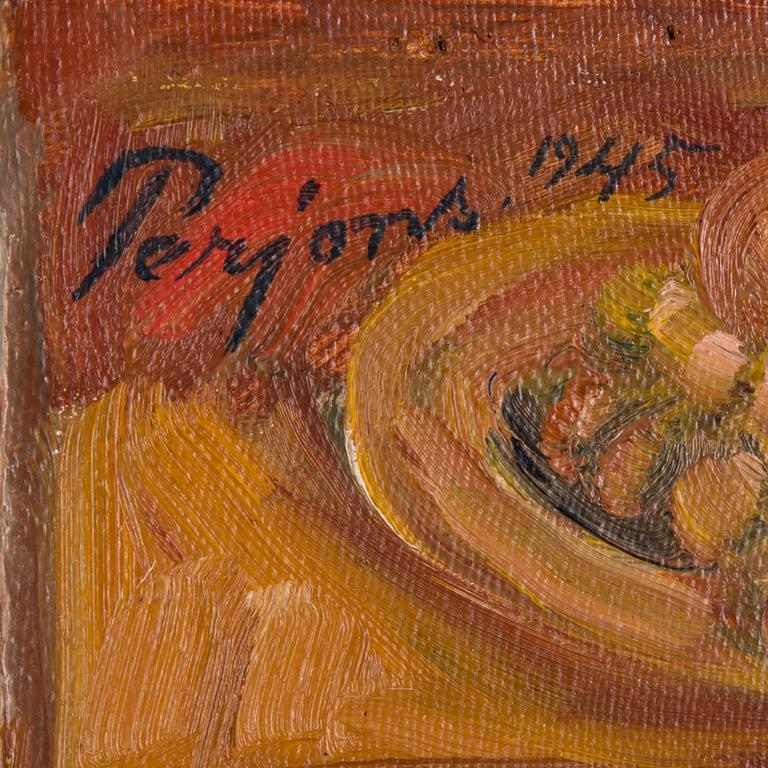 PER-HILDING PERJONS, oil on canvas, signed and dated 1945.