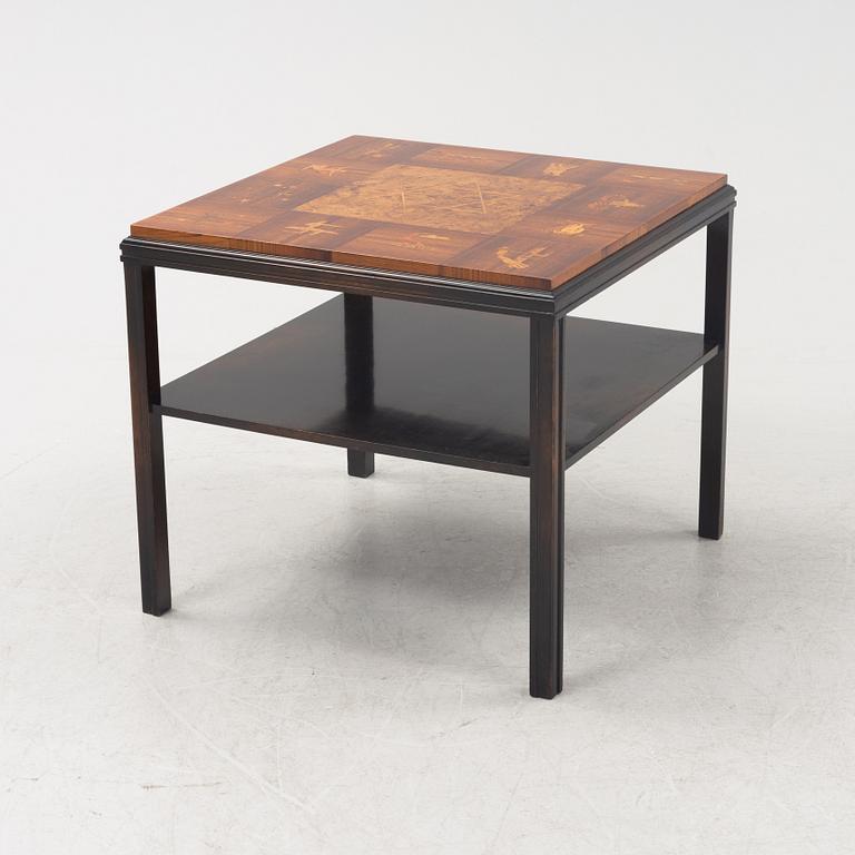 Bord, möjligen Mjölby Intarsia, 1920/30-tal.