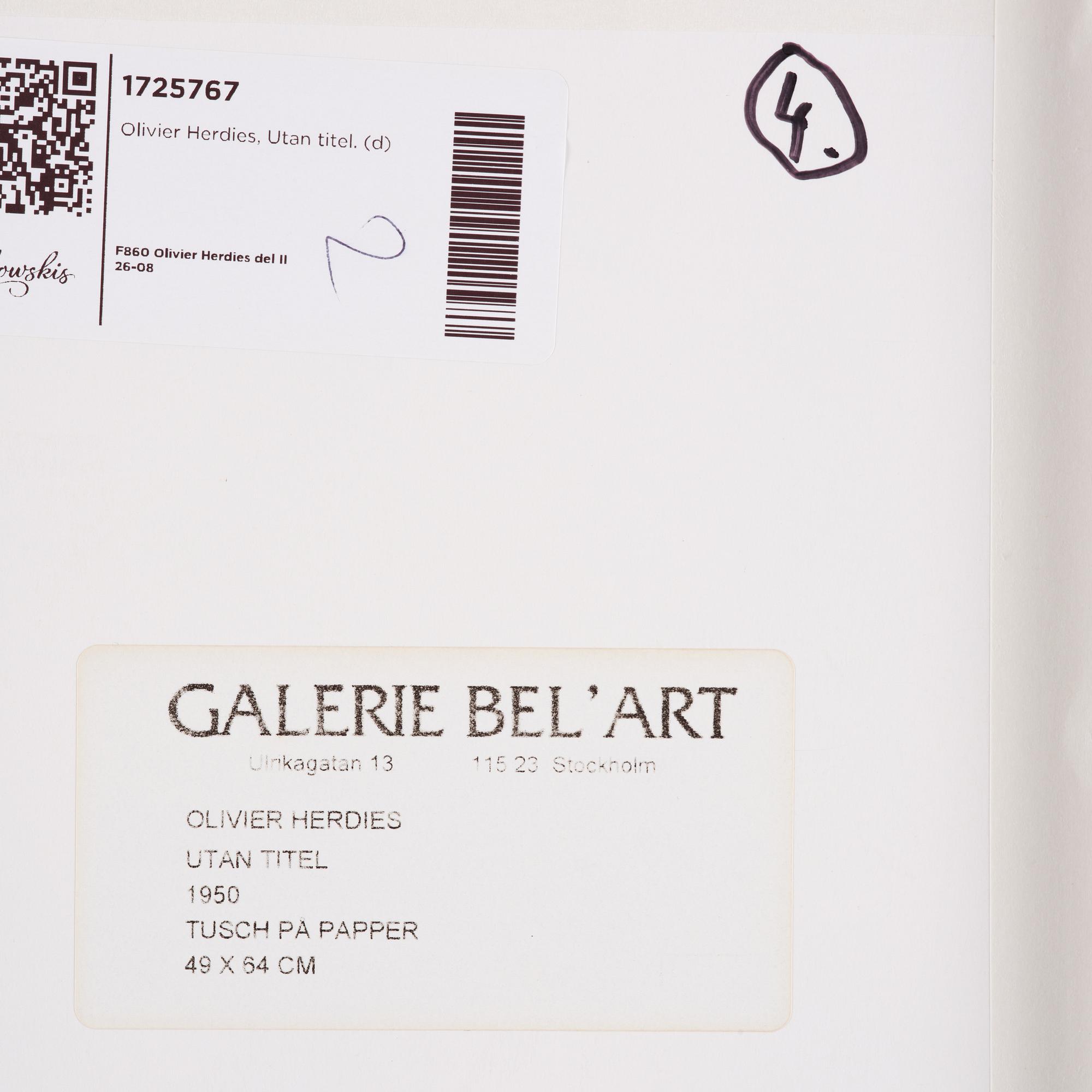 Olivier Herdies, Utan titel.