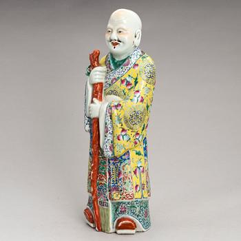 A 20th century porcelain Chinese figurine.