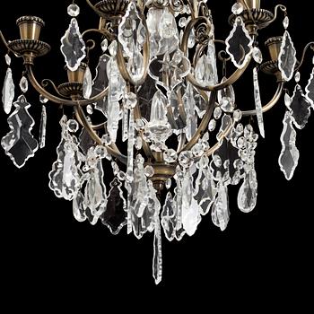 A CHANDELIER. Baroque-style, 20th century.