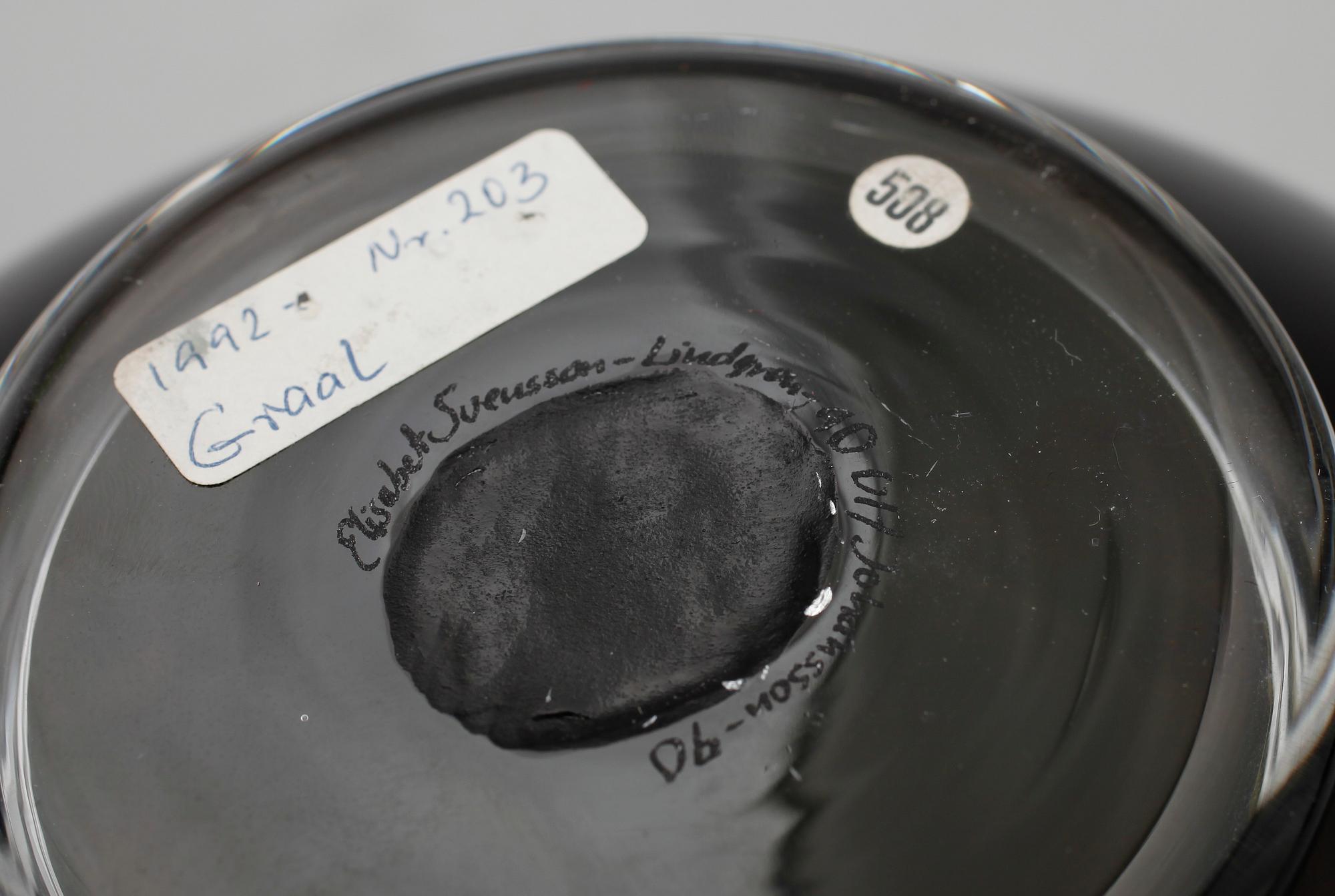 SKÅL, glas, graal, Elisabeth Svensson Lindgren & Ulf Johansson.