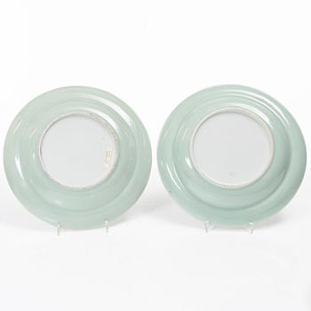 A set of 25 Canton famille rose dishes, 19th century.