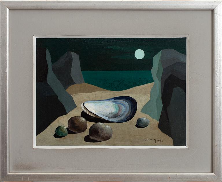 ERIC CEDERBERG, tempera på pannå, sign o dat 1962.
